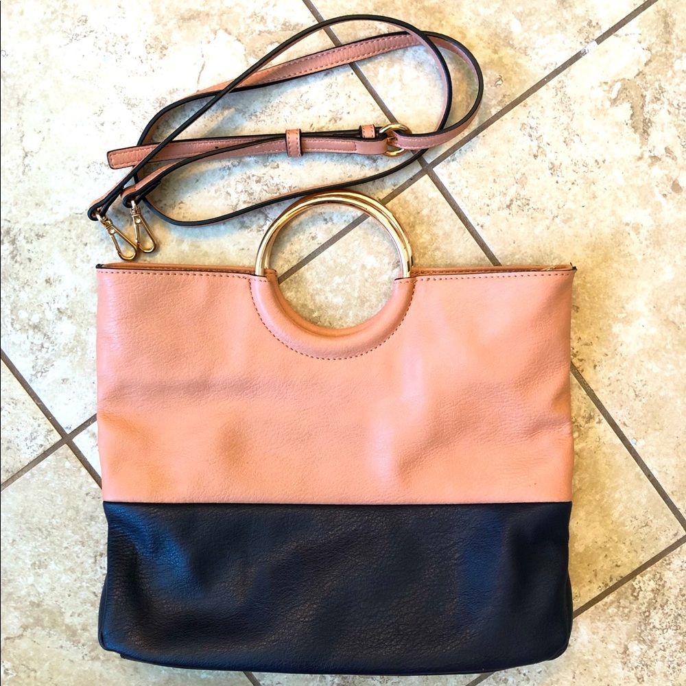 LC Lauren Conrad ORing Convertible Purse Crossbody
